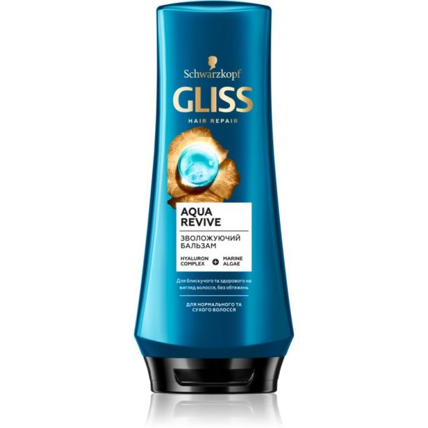 Schwarzkopf Gliss Aqua Revive балсам за коса за нормална към суха коса 200 мл.