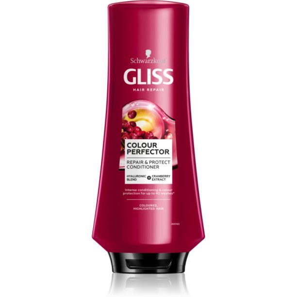 Schwarzkopf Gliss Colour Perfector защитен балсам за боядисана коса 370 мл.