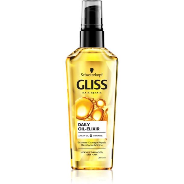 Schwarzkopf Gliss Oil Nutritive подхранващ серум за суха и увредена коса 75 мл.