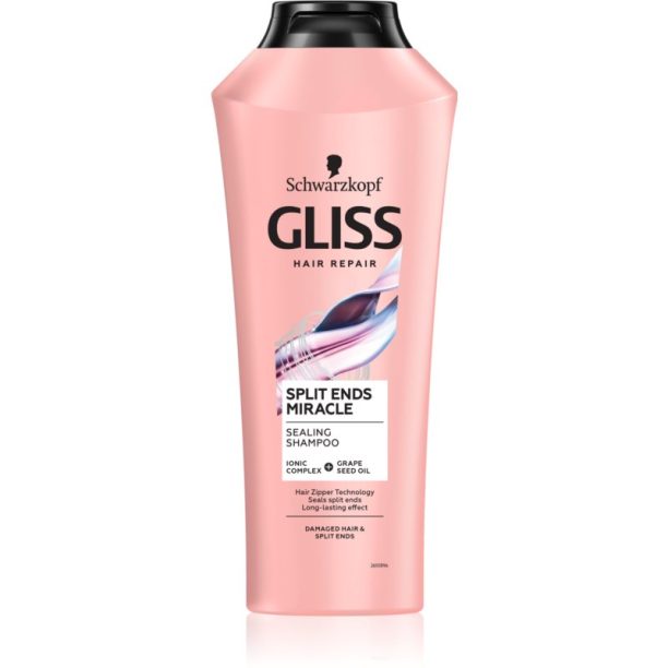 Schwarzkopf Gliss Split Ends Miracle регенериращ шампоан за цъфтяща коса 400 мл. на ниска цена