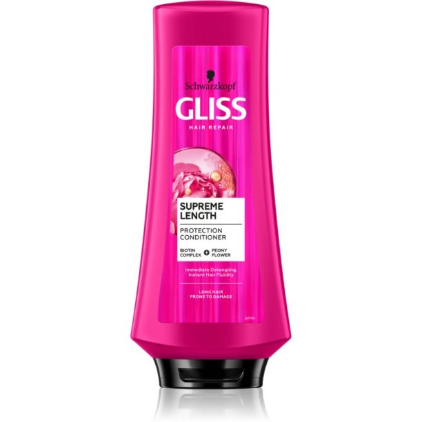 Schwarzkopf Gliss Supreme Length защитен балсам 370 мл.