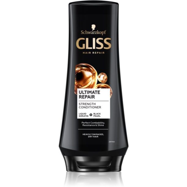 Schwarzkopf Gliss Ultimate Repair подсилващ балсам за суха и увредена коса 200 мл. на ниска цена