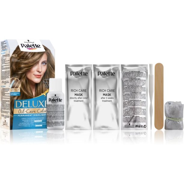 Schwarzkopf Palette Deluxe перманентната боя за коса цвят ME1 Blond