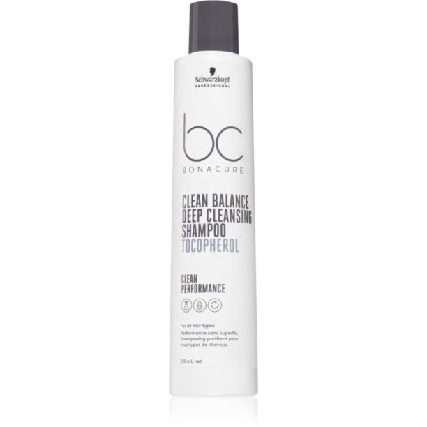 Schwarzkopf Professional BC Bonacure Clean Balance дълбоко почистващ шампоан 250 мл.