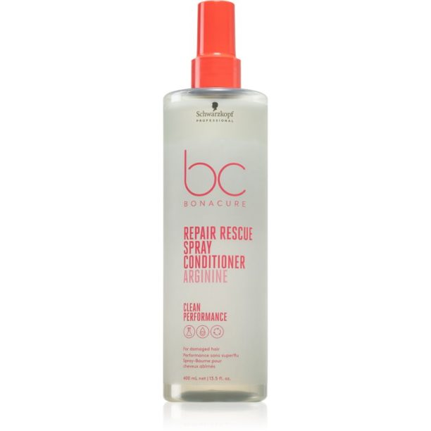 Schwarzkopf Professional BC Bonacure Repair Rescue балсам в спрей без отмиване за суха и увредена коса 400 мл.