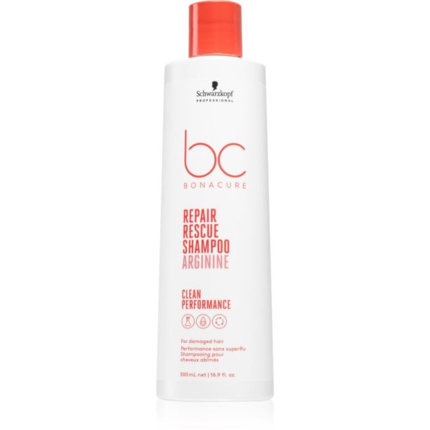 Schwarzkopf Professional BC Bonacure Repair Rescue шампоан  за суха и увредена коса 500 мл.