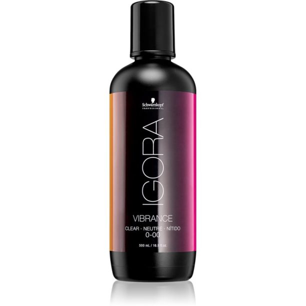 Schwarzkopf Professional IGORA New Vibrance грижа подчертаваща блясъка на боядисана коса Clear 0-00 500 мл. на ниска цена