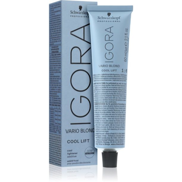 Schwarzkopf Professional IGORA Vario Blond изсветляваща и тонираща добавка Cool Lift 60 мл.