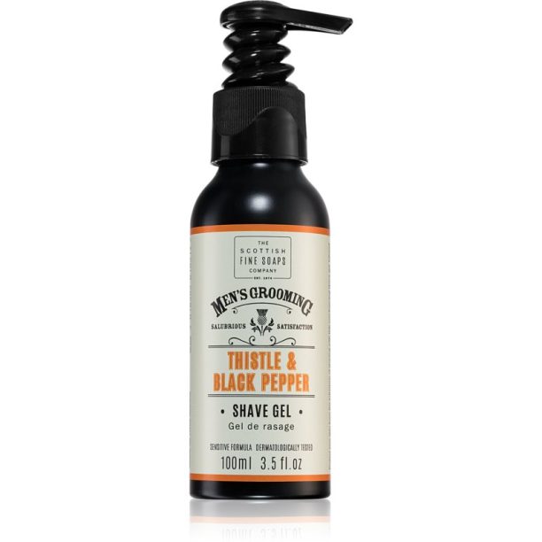 Scottish Fine Soaps Men’s Grooming Thistle & Black Pepper гел за бръснене за мъже 100 мл.