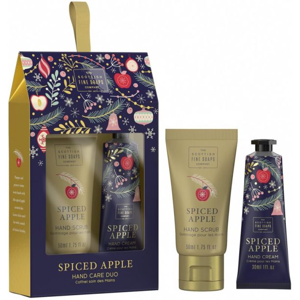 Scottish Fine Soaps Spiced Apple Hand Care Duo подаръчен комплект (за ръце) мини на ниска цена