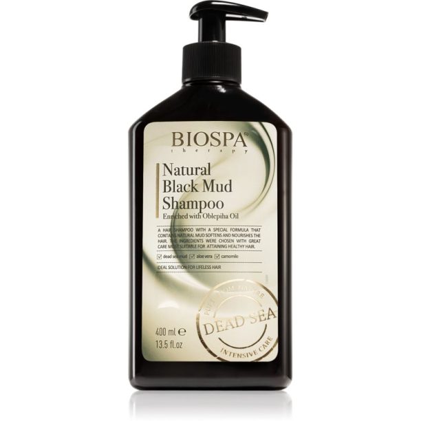 Sea of Spa Bio Spa Natural Black Mud подхранващ шампоан  безжизнена коса 400 мл.