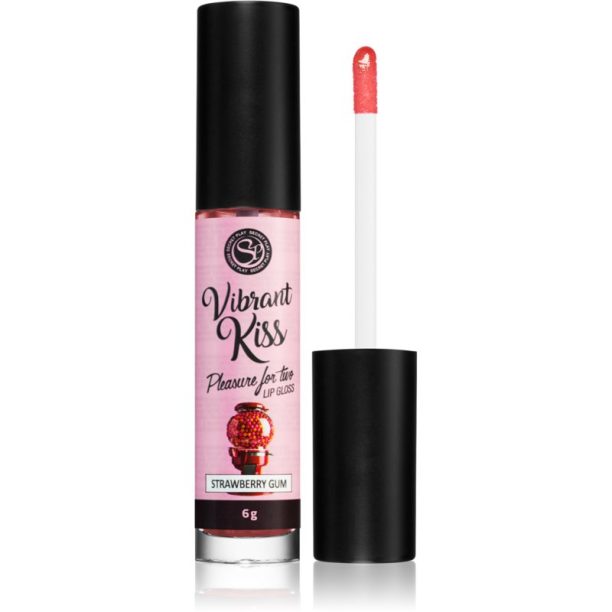 Secret play Vibrant Kiss Strawberry Gum блясък за устни с вибриращ ефект 7 мл. на ниска цена