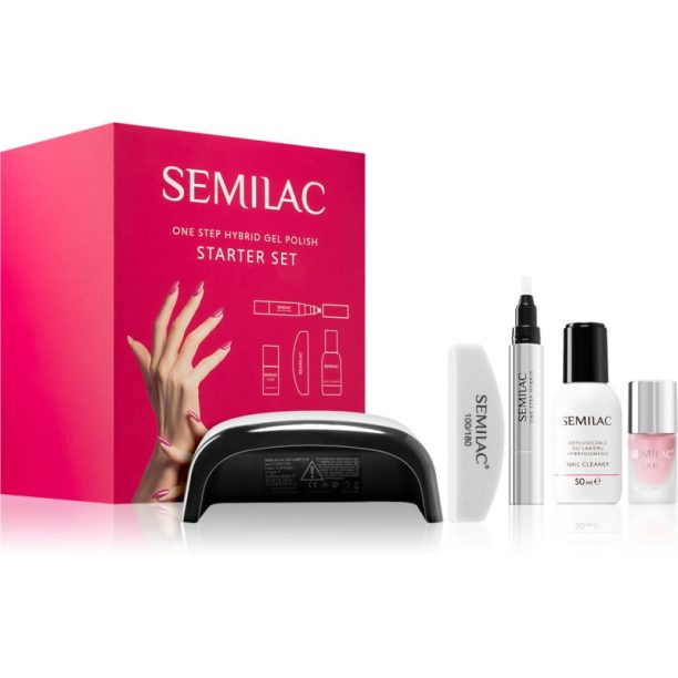 Semilac One Step Hybrid Starter Set комплект за перфектен маникюр на ниска цена