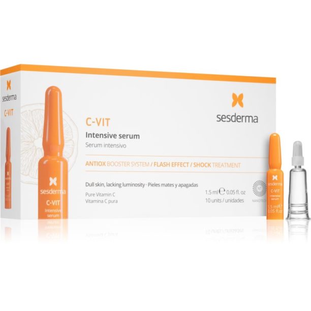 Sesderma C-Vit озаряващ и възстановяващ серум с витамин С 10x1