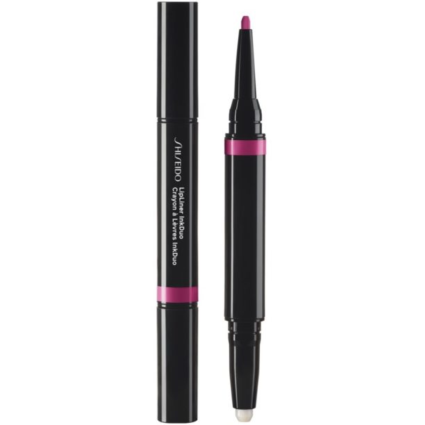 Shiseido LipLiner InkDuo червило и молив за контур за устни с балсам цвят 10 Violet 1.1 гр. на ниска цена