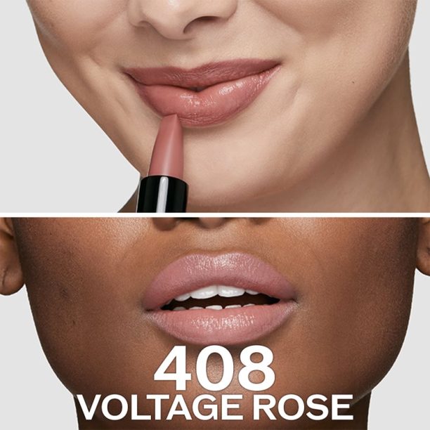 Shiseido Makeup Technosatin gel lipstick сатенено червило цвят 408 Voltage Rose 4 гр. купи на топ цена