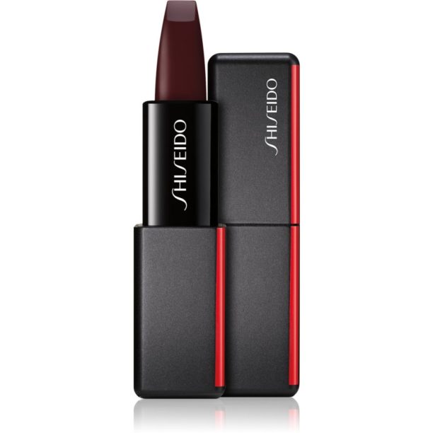 Shiseido ModernMatte Powder Lipstick матово пудрово червило цвят 523 Majo (Chocolate Red) 4 гр. на ниска цена