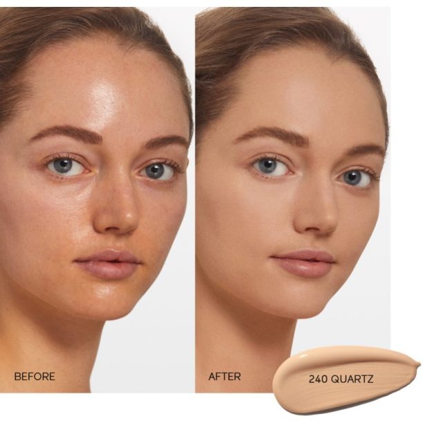 Shiseido Synchro Skin Self-Refreshing Foundation дълготраен фон дьо тен SPF 30 цвят 240 Quartz 30 мл. купи на топ цена