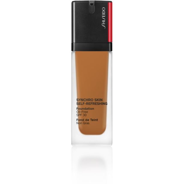 Shiseido Synchro Skin Self-Refreshing Foundation дълготраен фон дьо тен SPF 30 цвят 440 Amber 30 мл. на ниска цена