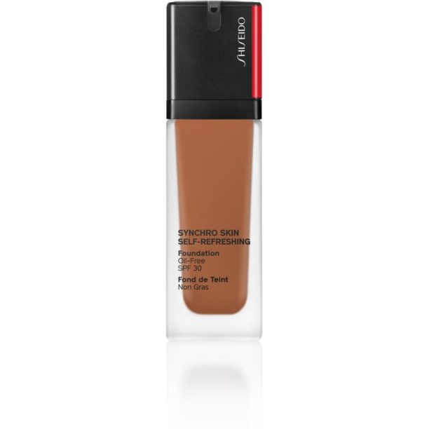 Shiseido Synchro Skin Self-Refreshing Foundation дълготраен фон дьо тен SPF 30 цвят 450 Copper 30 мл. на ниска цена