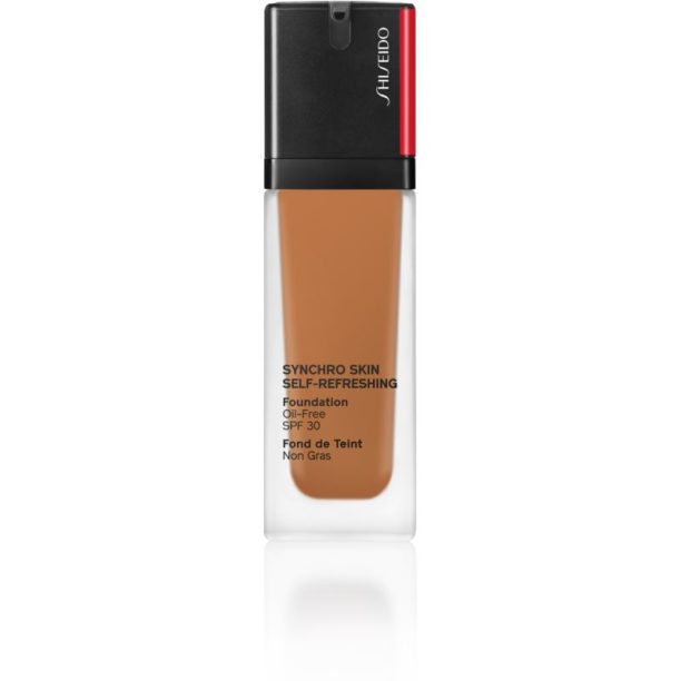 Shiseido Synchro Skin Self-Refreshing Foundation дълготраен фон дьо тен SPF 30 цвят 510 Suede 30 мл. на ниска цена