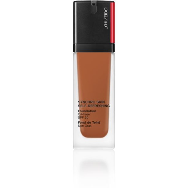 Shiseido Synchro Skin Self-Refreshing Foundation дълготраен фон дьо тен SPF 30 цвят 520 Rosewood 30 мл. на ниска цена