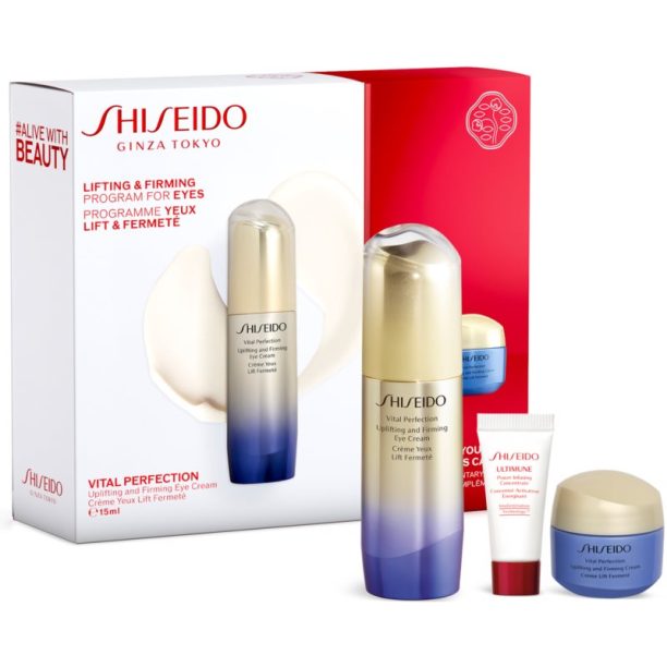 Shiseido Vital Perfection Eye Set подаръчен комплект (против бръчки за околоочния контур)