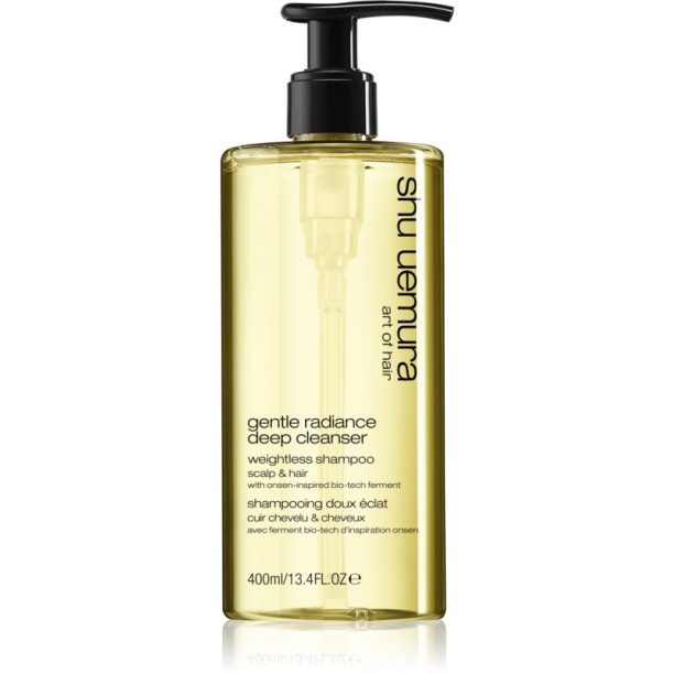 Shu Uemura Deep Cleanser Gentle Radiance нежен почистващ шампоан за здрава и красива коса 400 мл. на ниска цена