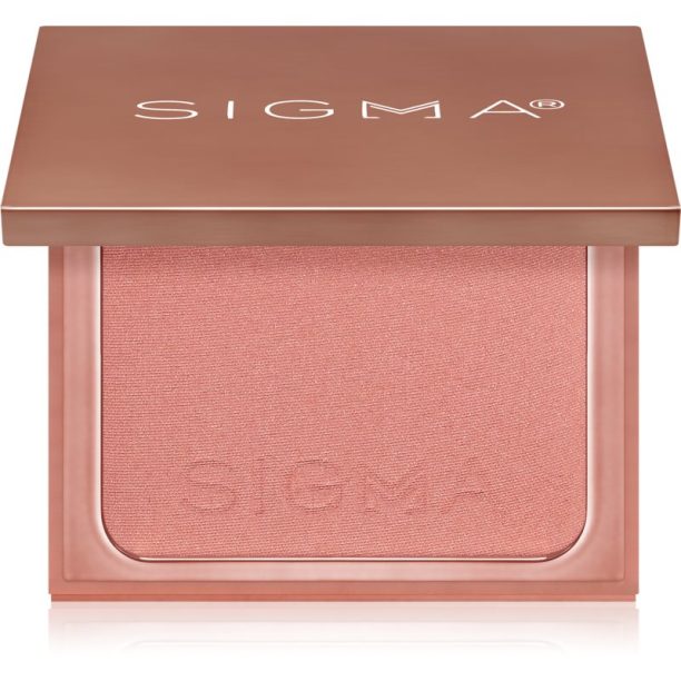 Sigma Beauty Blush дълготраен руж с малко огледало цвят Sunset Kiss 7