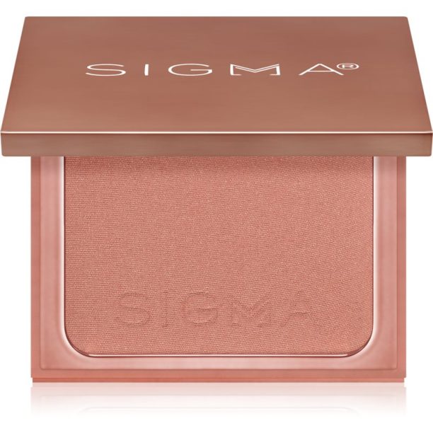 Sigma Beauty Blush дълготраен руж с малко огледало цвят Tiger Lily 7