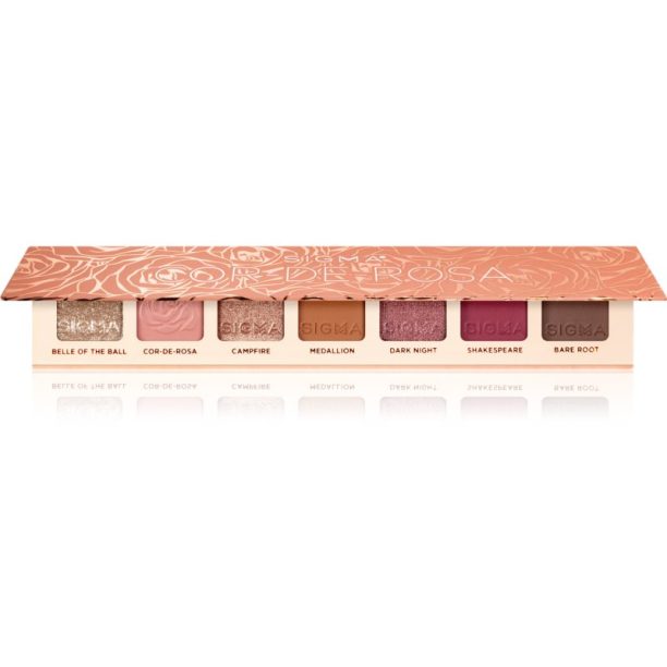 Sigma Beauty Cor-De-Rosa Mini Eyeshadow Palette палитра от сенки за очи 7