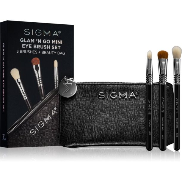 Sigma Beauty Glam N Go Комплект четки с чантичка