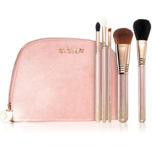 Sigma Beauty Modern Glam Brush Set Комплект четки с чантичка