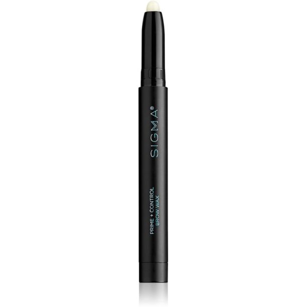 Sigma Beauty Prime + Control Brow Wax фиксиращ восък за вежди цвят Clear 1