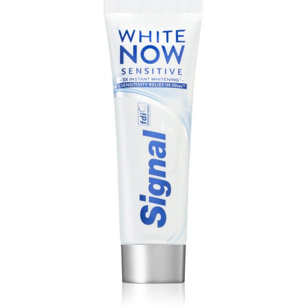 Signal White Now Sensitive избелваща паста за зъби за чувствителни зъби 75 мл.