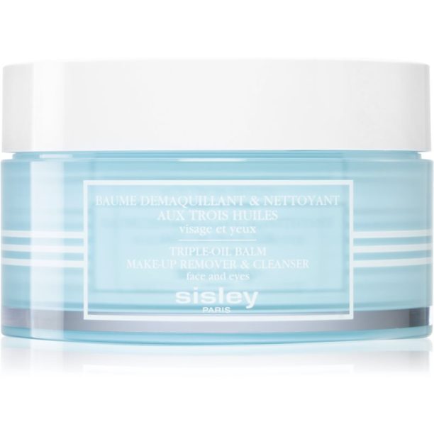 Sisley Triple-Oil Balm Make-up Remover & Cleanser балсам за почистване и премахване на грим за лице и очи 125 мл.