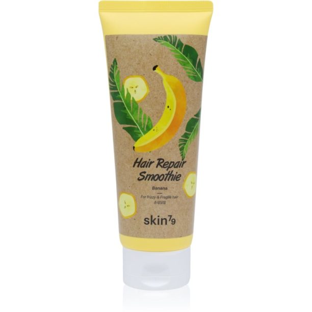 Skin79 Hair Repair Smoothie Banana дълбоко регенерираща маска за уморена коса без блясък 150 мл.