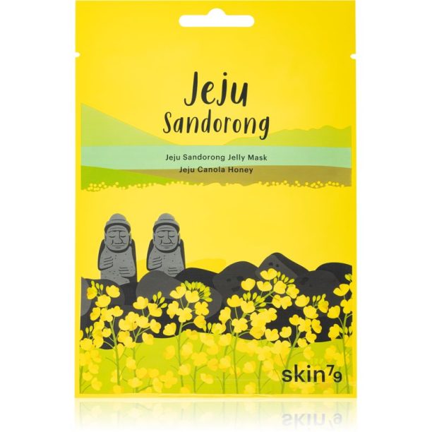 Skin79 Jeju Sandorong Jeju Canola Honey подхранваща платнена маска за възобновяване на повърхността на кожата 33 гр.