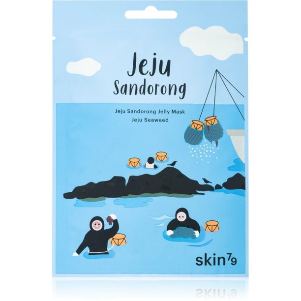 Skin79 Jeju Sandorong Jeju Seaweed платнена маска с почистващ ефект 33 мл.