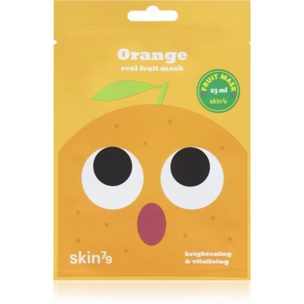 Skin79 Real Fruit Orange озаряваща платнена маска 23 мл.