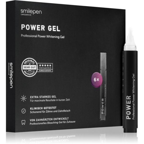 Smilepen Power Gel избелващ молив с гел текстура 6x5 мл.