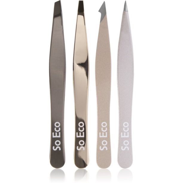 So Eco Tweezer Set Rose Gold комплект пинсети