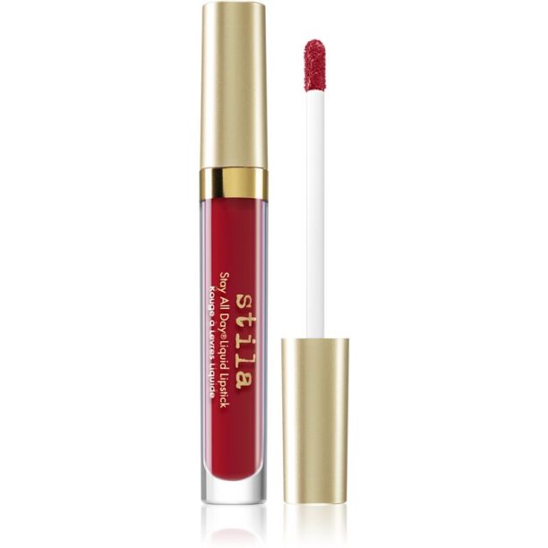 Stila Cosmetics Stay All Day дълготрайно течно червило Fiery (Deep Red) 3 мл.