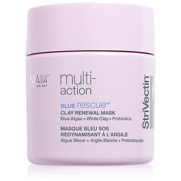 StriVectin Multi-Action Blue Rescue Clay Renewal Mask почистваща глинена маска за лице с хидратиращ ефект 94 гр.