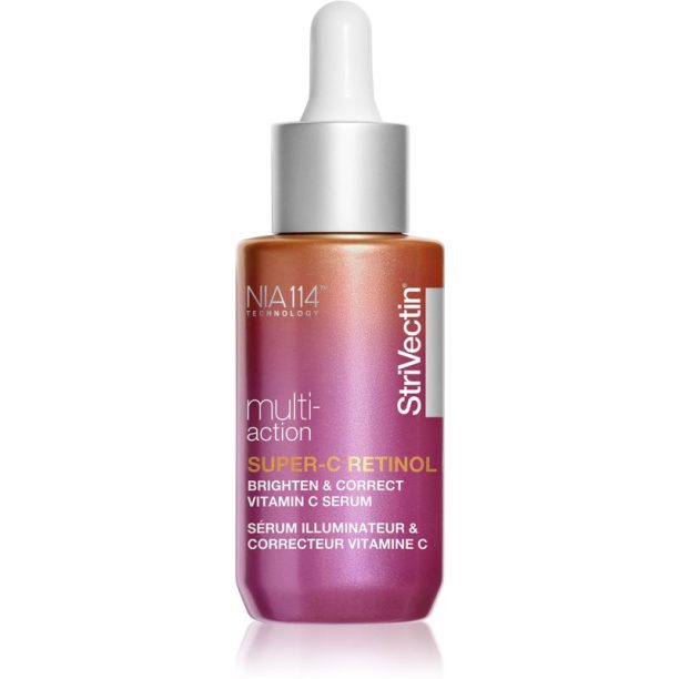 StriVectin Multi-Action Super-C Retinol Brighten & Correct Serum озаряващ серум с витамин С за възобновяване на повърхността на кожата 30 мл. на ниска цена