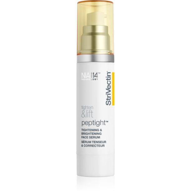 StriVectin Tighten & Lift Peptight™ Tightening & Brightening Face Serum стягащ лифтинг серум да уеднакви цвета на кожата 50 мл.