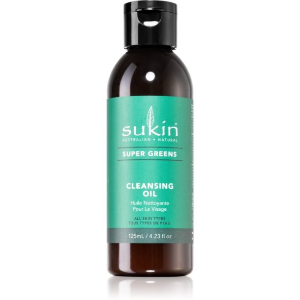 Sukin Super Greens нежно почистващо олио за нормална към суха кожа 125 мл. на ниска цена