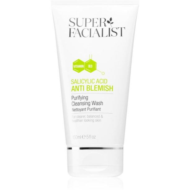 Super Facialist Salicylic Acid Anti Blemish почистващ гел за лице за проблемна и мазна кожа 150 мл. на ниска цена