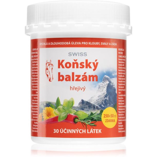 Swiss Horse balm Warm ароматен масажен балсам 300 мл.