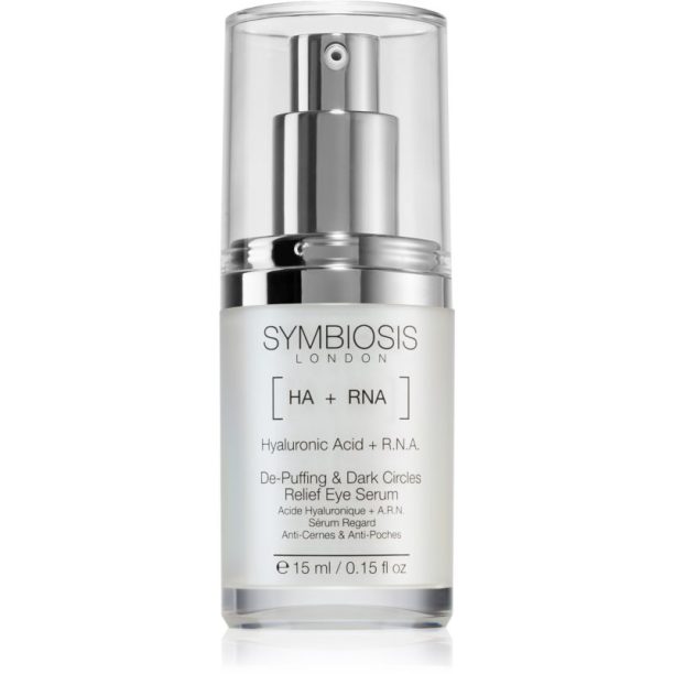 Symbiosis London De-Puffing & Dark Circles успокояващ серум за очи 15 мл.